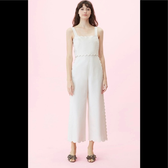 rebecca taylor scalloped jumpsuit